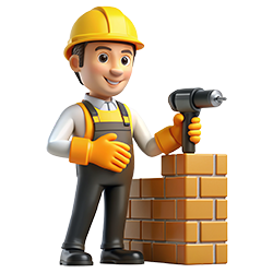 a-builder-standing-against-the-wall-with-a-drill-